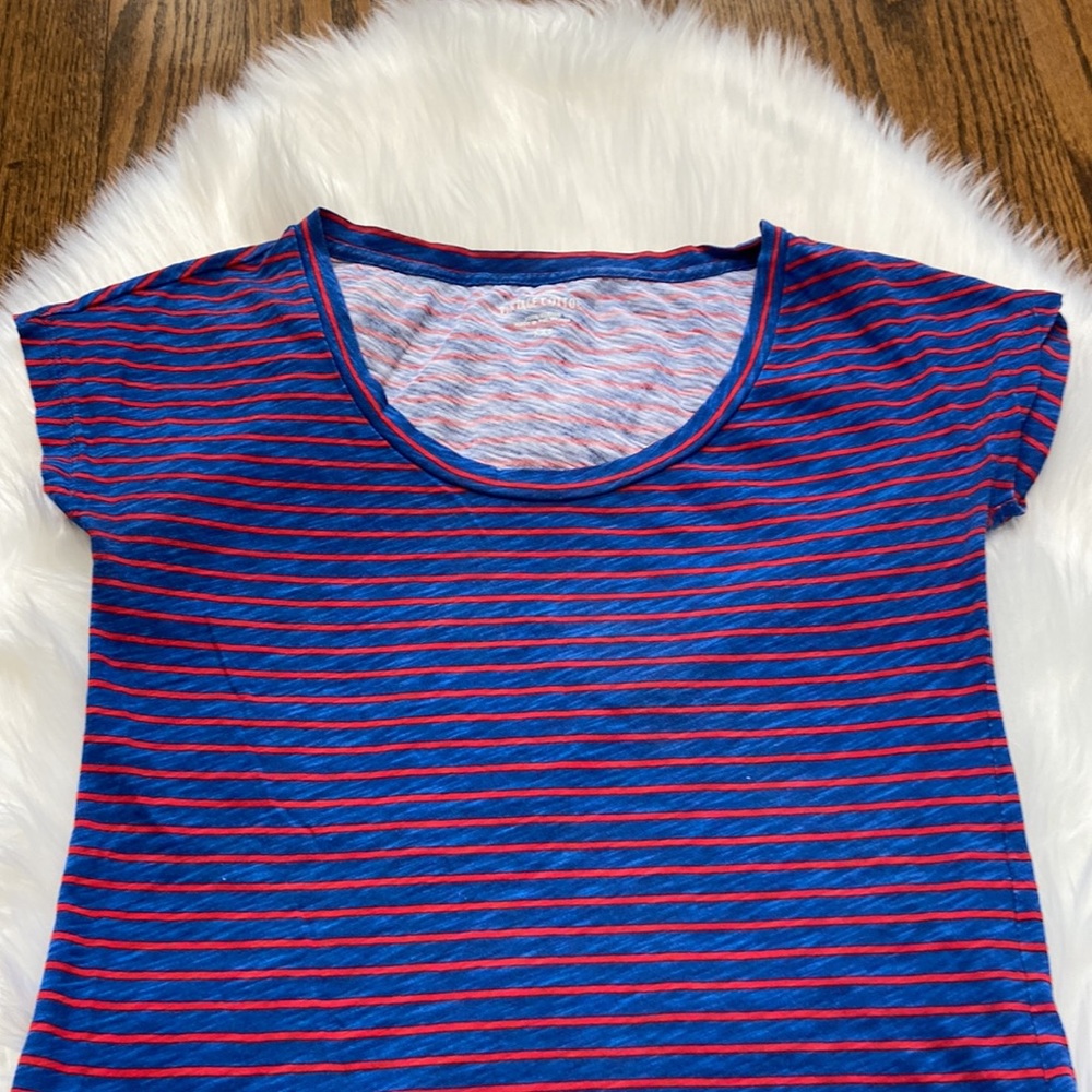 J Crew stripped Cotton tee
